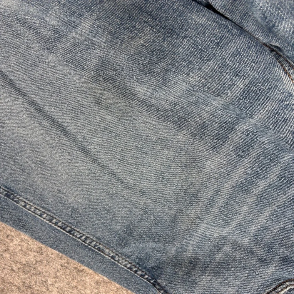 Wrangler Slim Straight Jeans Mens Blue Denim Size 38x32 Cowboy Western Rodeo vtg
